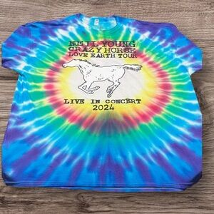 Neil Young Crazy Horse Tour Shirt Men’s Size 2XL